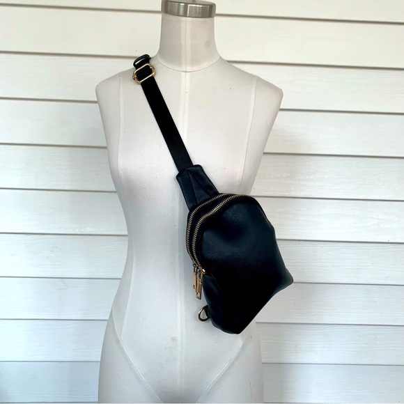 Women’s Madison West Black and sling Bag sling pocketbook bag New without Tags - Picture 1 of 12